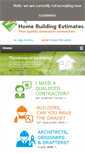 Mobile Screenshot of homebuildingestimates.com